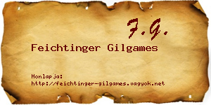Feichtinger Gilgames névjegykártya